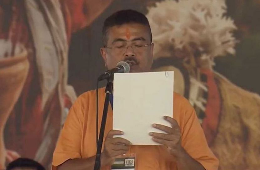 শুভেন্দু অধিকারীর নেতৃত্বে শপথ নিল পশ্চিমবঙ্গের প্রথম বিজেপি সরকার