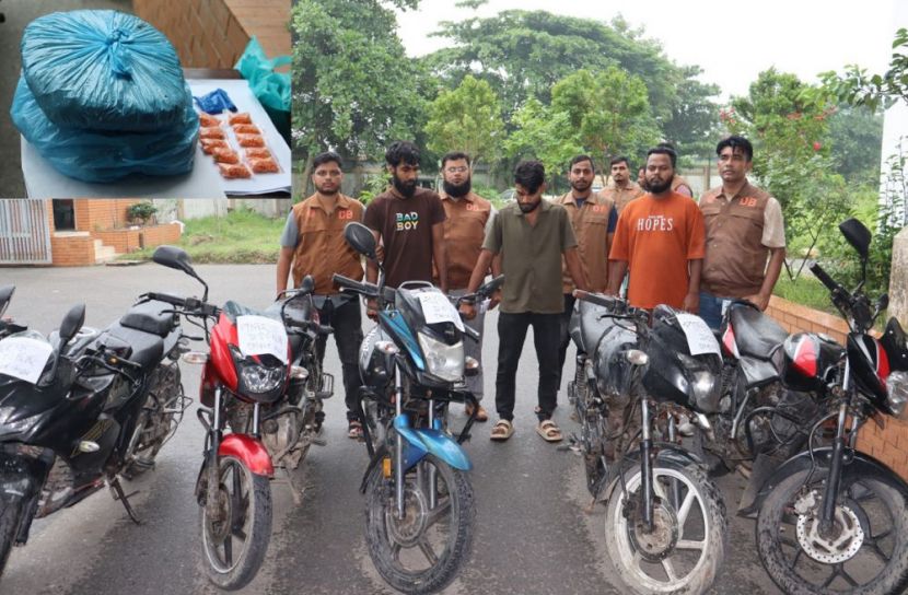 মুন্সীগঞ্জে অভিযানে গ্রেপ্তার ৩, মোটরসাইকেল ও মাদক উদ্ধার  
