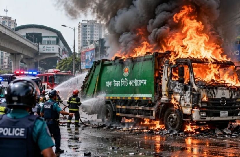 ফুটপাত উচ্ছেদে ভাঙচুর-আগুন : চার মামলায় আসামি প্রায় ১০০০