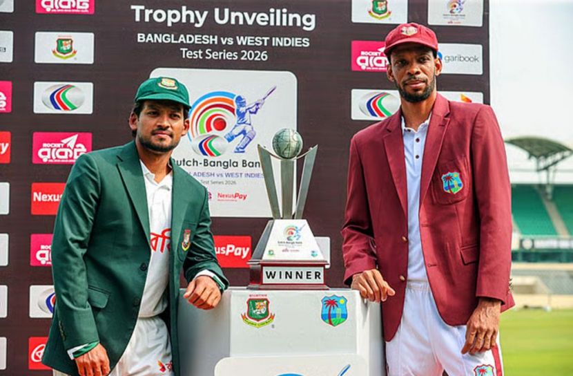 ট্রফি উন্মোচনে মিরপুর টেস্টের মহারণ শুরুর অপেক্ষা