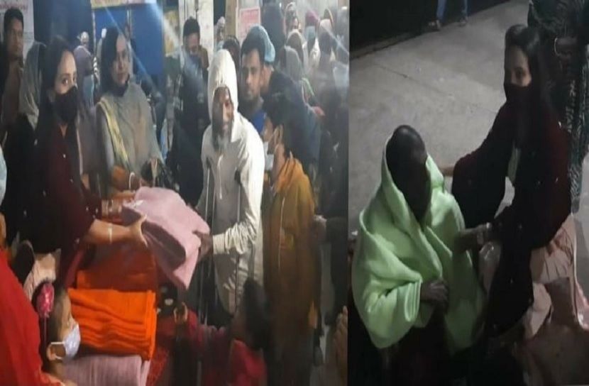 ছবি: চাঁদপুরে শীতার্তদের পাশে পুনাক